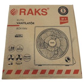 Raks BF9 Sabit 2 Kademeli Siyah Vantilatör