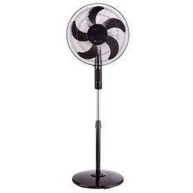 Raks Eco Plus 16 inç 5 Kanatlı 55 W 2 Yöne Salınımlı Siyah Ayaklı Vantilatör