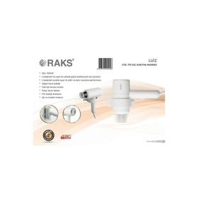 Raks Luiz 1000 W Otel Tipi Saç Kurutma Makinesi