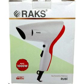 Raks Rubi 1000 W Beyaz Saç Kurutma Makinesi