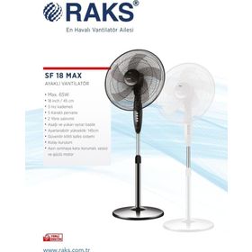 Raks SF 18 Max Ayaklı Vantilatör