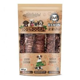 Rakun 100 gr Kurutulmuş Dana Gırtlak Köpek Ödülü