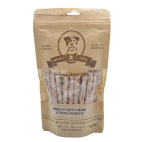 Rakun 40x12 CM Yürekli Munchy Sticks Köpek Ödülü