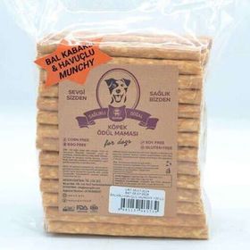 Rakun Balkabaklı Havuçlu Munchy Sticks 100x12 cm Köpek Ödülü