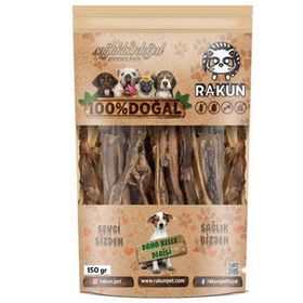 Rakun Kurutulmuş Dana Kelle Derisi 150 gr Köpek Ödülü