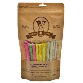 Rakun Renkli Munchy Sticks 40x12 cm Köpek Ödülü