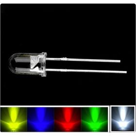 Rakun Robotik 10 Adet 5 mm Kırmızı Sarı Yeşil Mavi Beyaz Led Seti