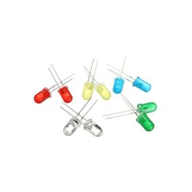 Rakun Robotik 10 Adet 5 mm Kırmızı Sarı Yeşil Mavi Beyaz Led Seti