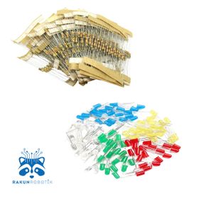 Rakun Robotik 25 Adet Led ve 50 Adet Direnç Paketi