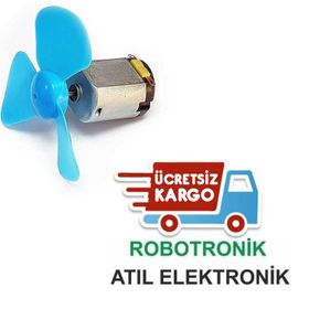 Rakun Robotik 3V-6V Oyuncak DC Motor ve Pervane