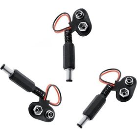 Rakun Robotik 9V Pil Kablosu Barrel Dönüştürücü