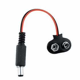 Rakun Robotik 9V Pil Kablosu Barrel Dönüştürücü