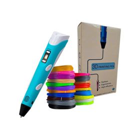 Rakun Robotik Mavi 3D Pen 3 Boyutlu 3D Kalem
