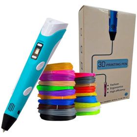 Rakun Robotik Mavi 3D Pen 3 Boyutlu 3D Kalem