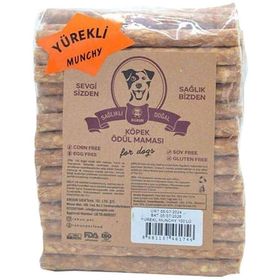 Rakun Yürekli Munchy Sticks 100x12 cm Köpek Ödülü