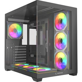Rampage Ares ARGB Temperli Cam 750 W ATX Gaming Bilgisayar Kasası