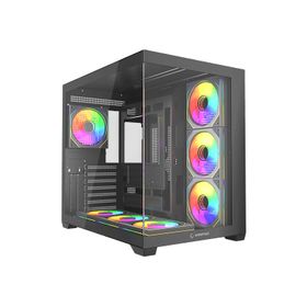 Rampage Ares ARGB Temperli Cam 750 W ATX Gaming Bilgisayar Kasası