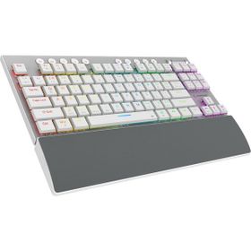 Rampage Beru Beyaz 2.4G+BT Wireless Red Sitch Mekanik Gaming Oyuncu Klavye