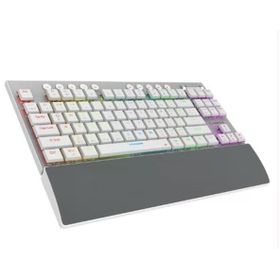 Rampage Beru Beyaz 2.4G+BT Wireless Red Sitch Mekanik Gaming Oyuncu Klavye