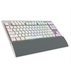 Rampage Beru Beyaz 2.4G+BT Wireless Red Sitch Mekanik Gaming Oyuncu Klavye