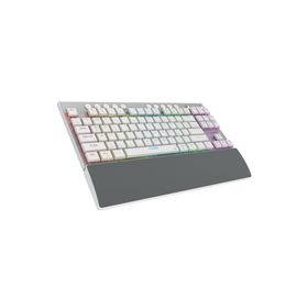 Rampage Beru Beyaz 2.4G+BT Wireless Red Sitch Mekanik Gaming Oyuncu Klavye