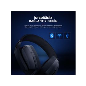 Rampage Blitz Wireless 2.4g+ Bluetooth Mikrofonlu Siyah Oyuncu Kulaklığı