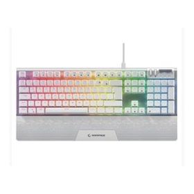 Rampage Carbon Beyaz Ful RGB Q Gaming Mekanik Oyuncu Klavye