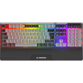 Rampage Carbon Pro Gri-Siyah Wireless Outemu Red Swich Q Gaming Oyuncu Klavye