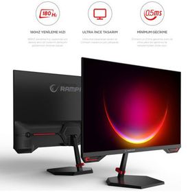 Rampage Crimson CR25R180 25 inç 180Hz 0.5ms Oyuncu Monitörü