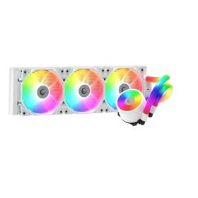Rampage IceBlade C8 Beyaz 360 mm 72CFM 2000 RPM ARGB AM5 LGA1700 Uyumlu Ledli Tüplü Sıvı Soğutmalı CPU Fan