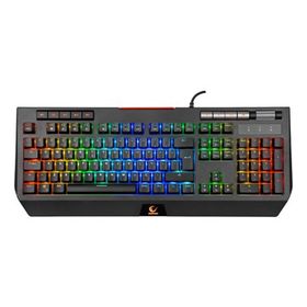 Rampage KB-R105 EXHERO Full RGB Ledli Outemu Blue Switch 5 Makro Tuşlu Standlı Gaming Oyuncu Klavyesi