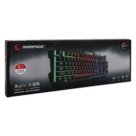 Rampage KB-R57 Xjammer Gökkuşağı Aydınlatmalı USB Gaming Klavye