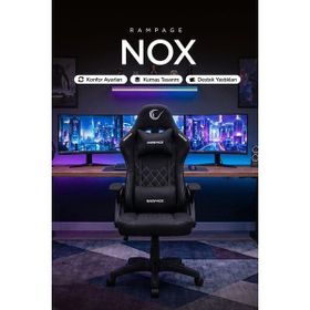Rampage KL-R43 Nox Kumaş Oyuncu Koltuğu