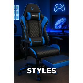 Rampage KL-R61 Styles Serisi Mavi Oyuncu Koltuğu