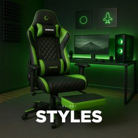 Rampage KL-R61 Styles Serisi Yeşil Oyuncu Koltuğu
