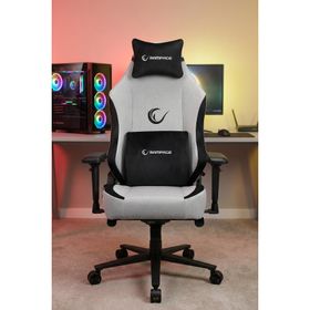 Rampage KL-R72 Woof Beyaz Üst Seviye Terletmez Kumaş Oyuncu Koltuğu