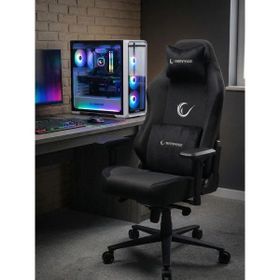 Rampage KL-R72 Woof Siyah Üst Seviye Terletmez Kumaş Oyuncu Koltuğu