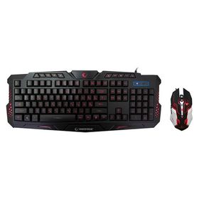 Rampage KM-R77 Siyah 3 Farklı Ledli Oyuncu Klavye-Mouse Set