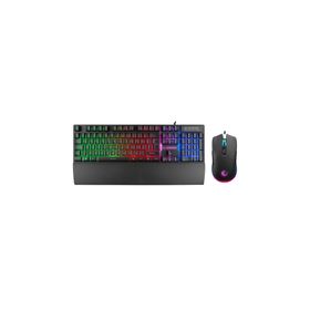 Rampage KM-RX7 FORTUNA V2 Gökkuşağı Aydınlatmalı Usb Combo Q Klavye +12800Dpi Mouse