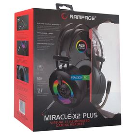 Rampage Miracle-X2 Plus RGB 7.1 Oyuncu Kulaklığı