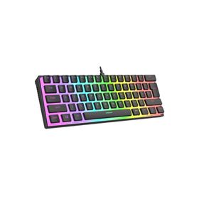 Rampage Radiant K11 Red Switch RGB Puding Keycaps Mekanik Kablolu Gaming Klavye