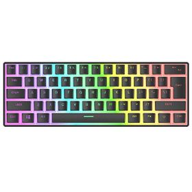Rampage Radiant K11 Red Switch RGB Puding Keycaps Mekanik Kablolu Gaming Klavye