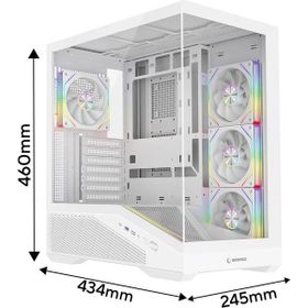 Rampage Reaper ARGB Fanlı 750 W ATX Gaming Bilgisayar Kasası
