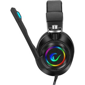 Rampage RM-K20 Siyah Amaze Ledli Oyuncu Mikrofonlu Kulaküstü Kulaklık