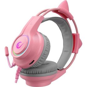 Rampage Rm-k91 X-catty Pembe Usb 7.1 Rgb Oyuncu Mikrofonlu Kulaklık