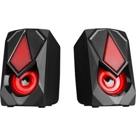 Rampage RMS-G19 2.0 5 Watt LED Işıklı Siyah Multimedia Spea