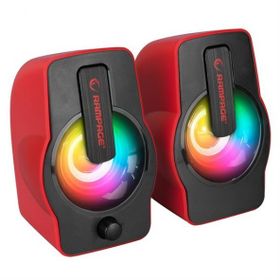 Rampage Rms-G7 Falsetto Rgb Ledli Kırmızı Gaming Speaker
