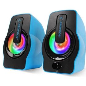 Rampage RMS-G7 Mavi Ledli 2.0 USB Hoparlör