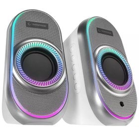 Rampage RMS-X3 2.0 6 W Beyaz Multimedia RGB Işıklı Gaming USB Bluetooth Speaker