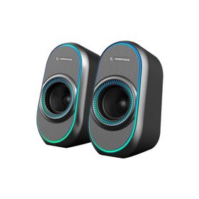 Rampage RMS-X3 2.0 6 W Siyah Multimedia RGB Işıklı Gaming USB Bluetooth Speaker